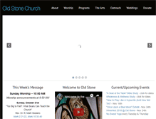 Tablet Screenshot of oldstonechurch.org